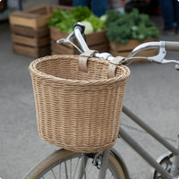 PP Woven Bike Basket Lightweight Vehicle Accessory Sturdy for Adults