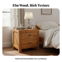 3-Drawer Nightstand Vintage and design Bedside Table adaptable Use for Study, Parents