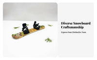 Miniature Snowboard Mini Finger Slider Finger Snowboard Collectible Item Fashion Accessory for Kids