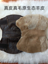 皮毛一体骑车保暖护膝防风防寒挡风男女同款护腿冬季加厚护膝