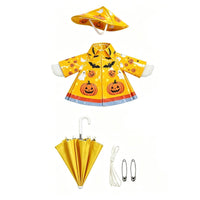 Porch Goose Outfit with Umbrella Hat Weather-Resistant Porch Goose Raincoat Set Decorative Long-Lasting for Homeowners, Yard