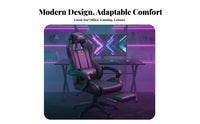 Highspine-supporting Reclining Chair with Footrest 360-Degree rotating for Bedroom, Streamers