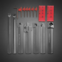 7 Pieces 12mm Shank Lathe Tool Kit Long Service Life for Machinists