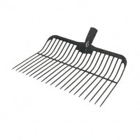 Paddy Fork Head Black Rake-Like Fork Head Broad Tool Body Tool for Farming