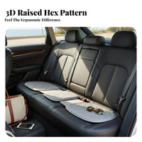 Integrated Seat and spine-support pad Cooling Rear Seat Bottom Cover complete Design Universal Fit for Pet Owners, highway Trips