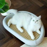 Hot Weather Cat Bed elevated sofa couch Easy to Clean Cooling Cat Bed Scratch Resistant Pet Furniture for Cats