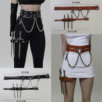 DMTOYS 1/6 Female Soldier Assassin Belt and Leg Strap Accessory