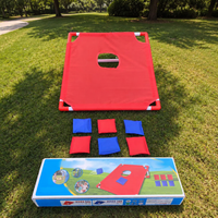 Bean Bag Toss Garden Games, 57x58x18.5cm Outdoor & Indoor Play for Kids 4-6 Years, Easter Games for Families