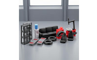 Colored Finish 1/64 Scale Garage Set Molded Definition Garage Accessory Set Realistic Tool Rack Highly Detailed