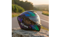 Three-Quarter Helmet Anti-Fog Helmet with Dual Lens Ventilated Vented for Motorcyclists, Summer Riding