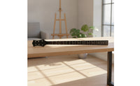 Matte Finish 24 Fret Guitar Neck Stable Tuning Guitar Neck with Rosewood Fingerboard Slim Profile Smooth for Guitarists