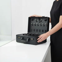 Makeup Organizer Box Thickened Material Aluminum Makeup Case EVA Padded Interior