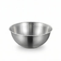 Mixing Bowl with Measurement Markings Rolled Rim Prep Bowls Metal