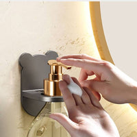 Wall Mounted Dispenser Rack Moisture-Proof Soap Dispenser Holder Rustproof