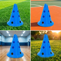 30cm Round Base Marker Cone, Agility Training Hurdle for Soccer & Sports