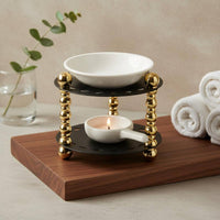 Metal Incense Warmer Decorative Burner Long-Lasting Fragrance