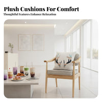 Upholstered Booth and Table Set Nordic Design Cafe Furniture Vintage Design Deep Cushia Singled Seat for Interior Designers