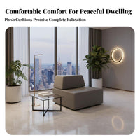 Geometric Block Sofa Set Unrestricted Combination Business Furniture High-Density Foam Transformable Design for Business Owners