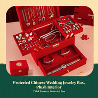 Wedding ring organizer box