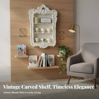 Ornate Wall wall rack European design Floating Shelf Multi-Functional for Homeowners