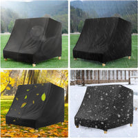Waterproof Double Chaise Lounge Cover Heavy Duty Chaise Cover with Zipper Weatherproof Weather Resistant for Poolside, Backyard, Deck