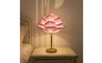 Decorative Lamp with Flower Shade Romantic Petal Table Lamp Corded Cozy for Bedroom, Dorm Room