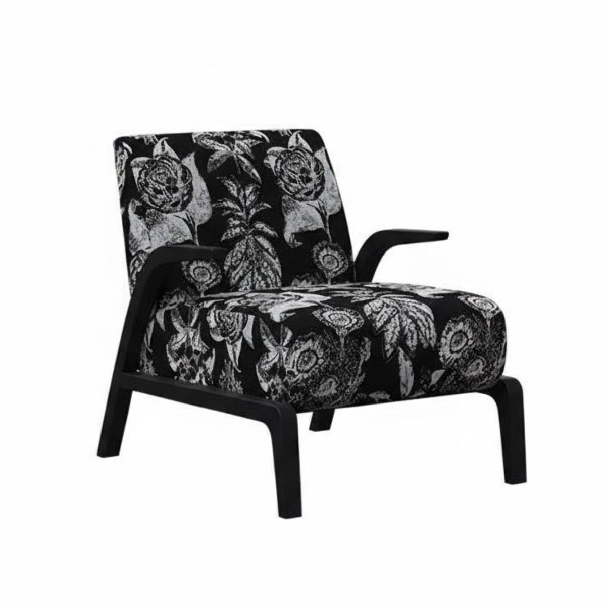 Woven Rope Armchair Wabi-Sabi Design Accent Chair Minimalist Aesthetic Sturdy Wood Frame for Homeowners, Living Room