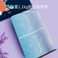 SanFan Suede Yoga Mat Portable Natural Rubber Yoga Towel Mat Home Sweat-Absorbent Anti-Slip Fitness Mat