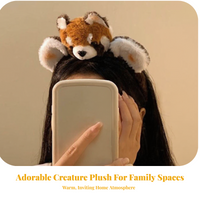 Cute Raccoon Headband, Plush Hair Accessory, Party Wear