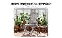Adjustable Student Chair Ergonomic Design Desk Seat Support for Teenagers