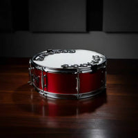 Crisp Sound Drum Rim Tambourine Easy Mount Snare Drum Jingle Loop Lightweight for Percussionists, Live Performance, Studio Recording, Stage