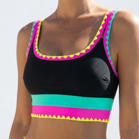Swimsuit with High Waisted Bottom and Matching Cover Up Skirt, Padded Sleeveless Swimming Costume for Water Sports, Stylish Womens Bikini Sets