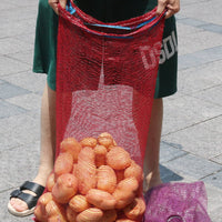 Mesh Produce Bag Breathable Drawstring Mesh Sack Multipurpose for Grocers