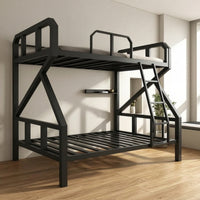Metal Bunk Bed Space-Saving Bunk Bed Frame Compact Furniture for Teens, Students, Bedroom, Dorm Room, Hostel