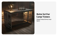 frame-exposedFrame Sofa and Table Group warehouse-inspired design & aesthetic business-grade Furniture Sturdy Construction Lounge Seating for Interior Designers, Coffee Shop, Bar, Gym