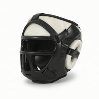Open-Face Head Protector Padded Head Protector Safeguarding Headgear Shock-Resistant for Boxers, Fighters, Sparring, Boxing Training, Sanda