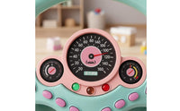 Sound and Light Effects Toy Steering Wheel Multi-Function Kids Interactive Driving Toy for Toddlers, Car Travel