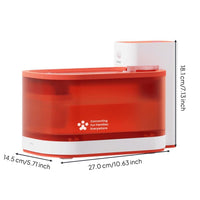 Battery cat water dispenser, filter