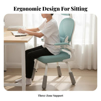Height Adjustable Ergonomic pivot Chair Support Office Furniture Rolling Caster casters noiseless Casters for Students, Adults, gaming enthusiasts, Study Room, Bedroom, Gaming Setup
