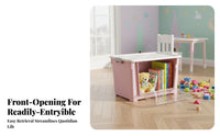 Front-front-accessing Stackable Box Transparent frame Household Storage Large Capacity