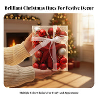 Christmas Ball Assortment Multiple Color Choices Assorted Ornament Set