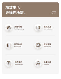 浴室抽屉式缝隙储物柜家用塑料卫生间夹缝柜落地可移动整理柜窄柜