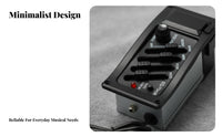 Acoustic Guitar Pickup System Volume Manage 4-Band EQ Preamp Low Battery indicators 4 Band EQ Preamp for Guitarists