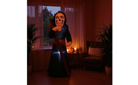 Outdoor Grim Reaper with Bladed Implement Giant Inflatable Grim Reaper Spooky Scary for Yard, Lawn, Halloween Party, Haunted House