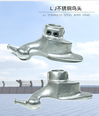 Tire Changer Bird Head Accessory (Cast Steel, Electroplated Stainless Steel)