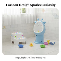 Boys Standing Urinal Easy to Clean Boys Training Urinal Material Young Child Standing Potty for Young Children