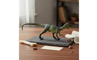 Hand Painted Dilophosaurus Figure Realistic Dinosaur Model Prehistoric Dinosaur Figurine for Boys, Kids, Collectors, Desk Decoration, Classroom