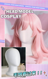 Foam Head Mannequin for Wig Display