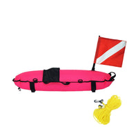 High Visibility Surface Marker Buoy Long-Lasting Inflatable Buoy Portable Indicator Tube Streamlined for Spearfishing