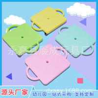 感统训练滑板滑滑车儿童早教感统训练器材玩具塑料方形四轮滑板车